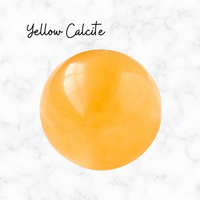 Yellow Calcite Sphere Healing Crystal Ball Chakra Crystal Gift For Her