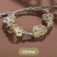 Macrame Citrine Bracelet