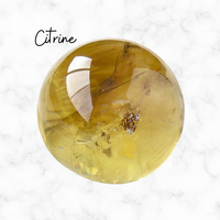 Citrine Sphere Healing Crystal Ball Chakra Crystal Gift For Her