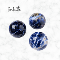 Sodalite Sphere Healing Crystal Ball Chakra Crystal Gift For Her