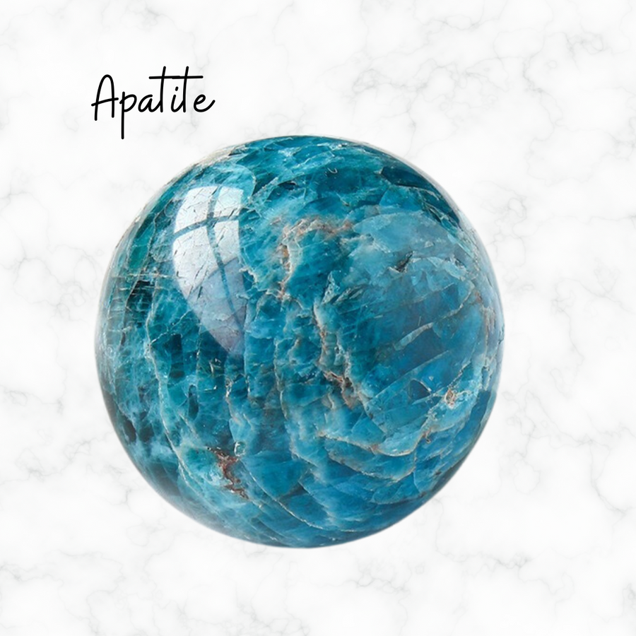 Apatite Sphere Healing Crystal Ball Chakra Crystal Gift For Her