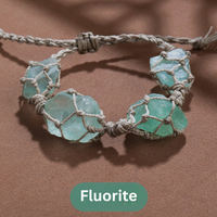 Macrame Fluorite Bracelet