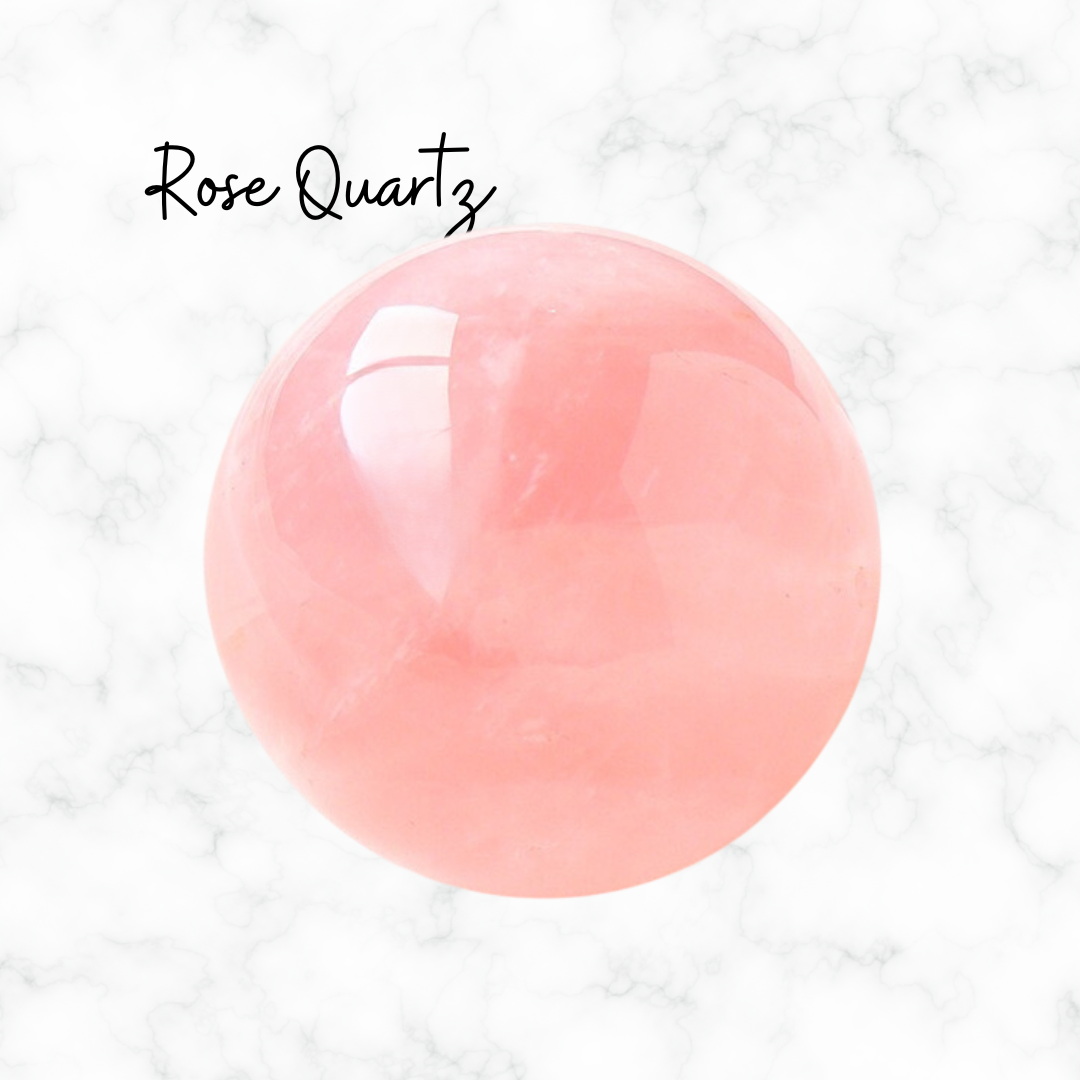 Madagascar Rose Quartz Sphere Healing Crystal Ball Chakra Crystal Gift For Her