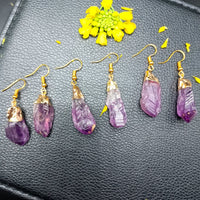 Natural Amethyst Earrings