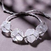 Macrame Clear Quartz Bracelet