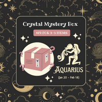 Aquarius Crystal Gift Set Horoscope Gift Set For Her Unique Gift For Him