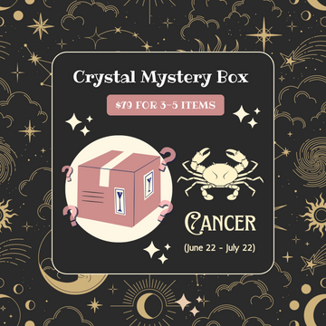 Cancer Crystal Gift Set Horoscope Gift Set For Her Unique Gift For Him