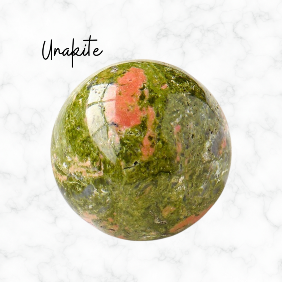 Unakite Sphere Healing Crystal Ball Chakra Crystal Gift For Her