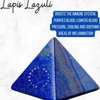 Lapis Lazuli Pyramid Natural Crystal Pyramid