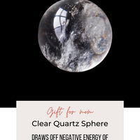 Clear Quartz Sphere With Free Stand