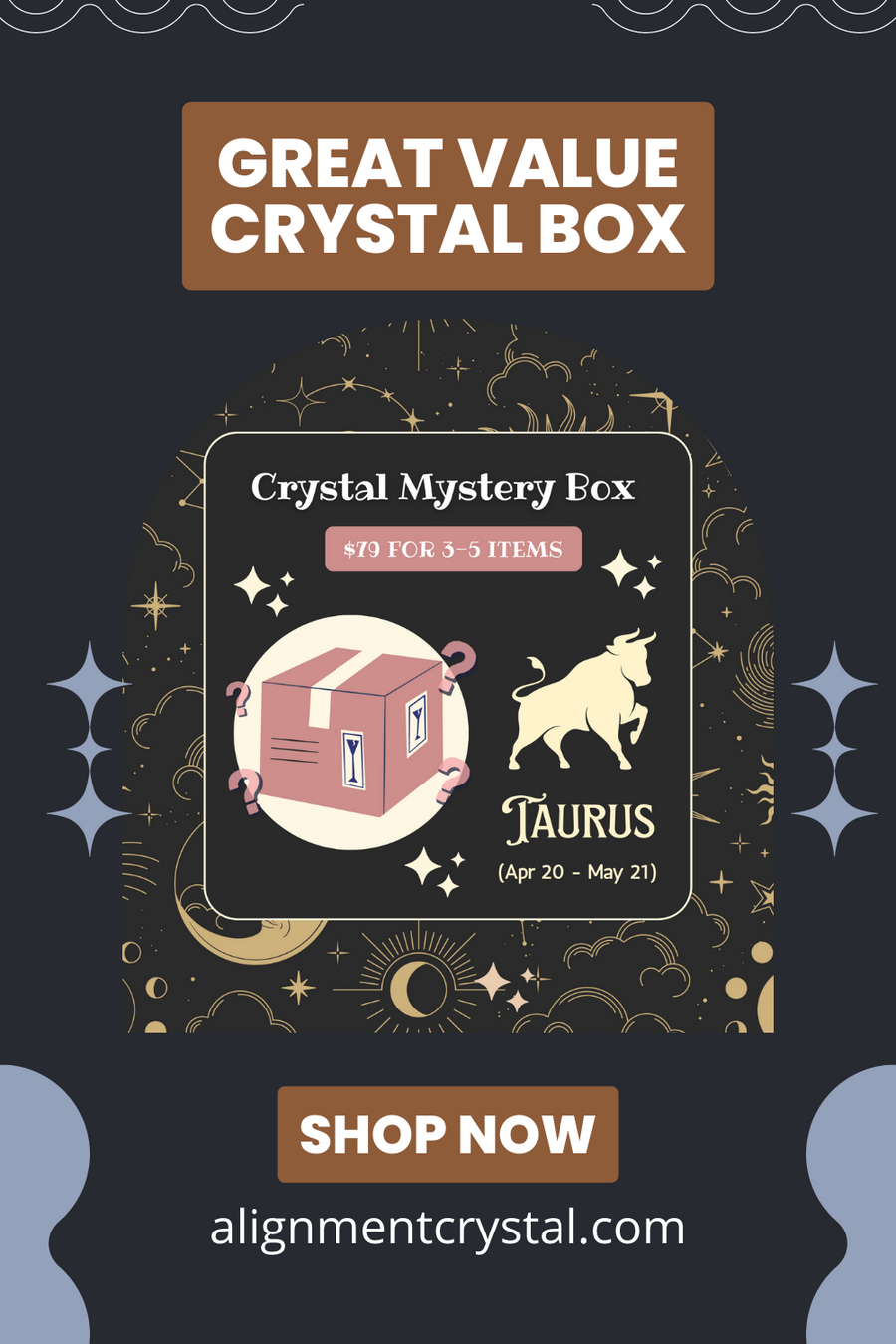 Taurus Gift Crystal Mystery Box