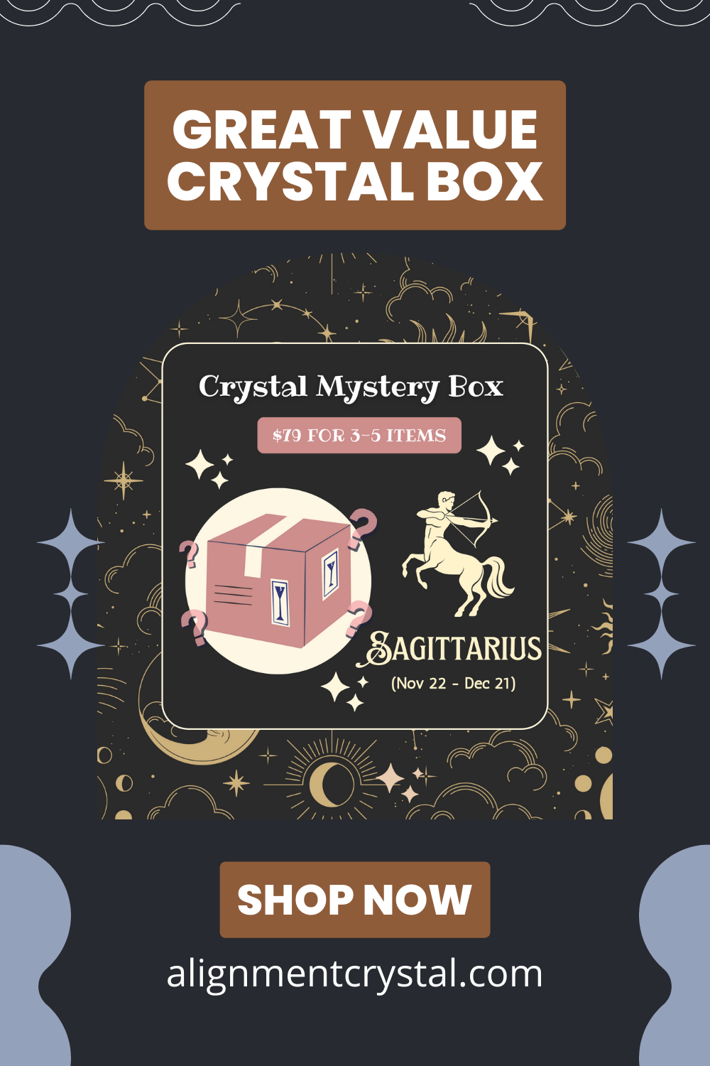 Sagittarius Gift Crystal Mystery Box