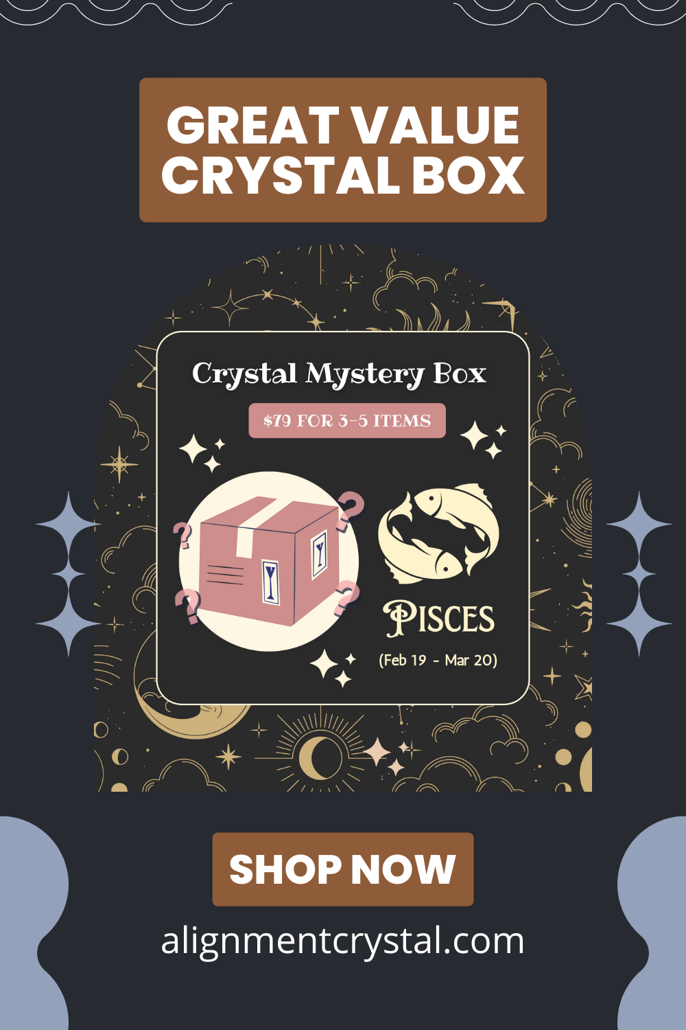 Pisces Gift Crystal Mystery Box