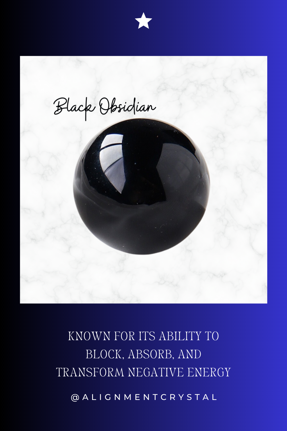 Black Obsidian Sphere With Free Stand