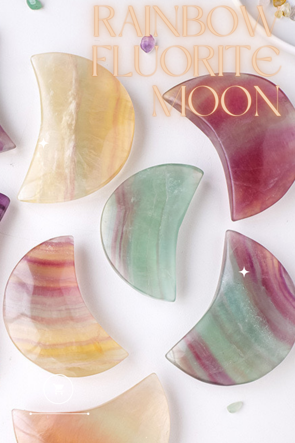 Rainbow Fluorite Moon