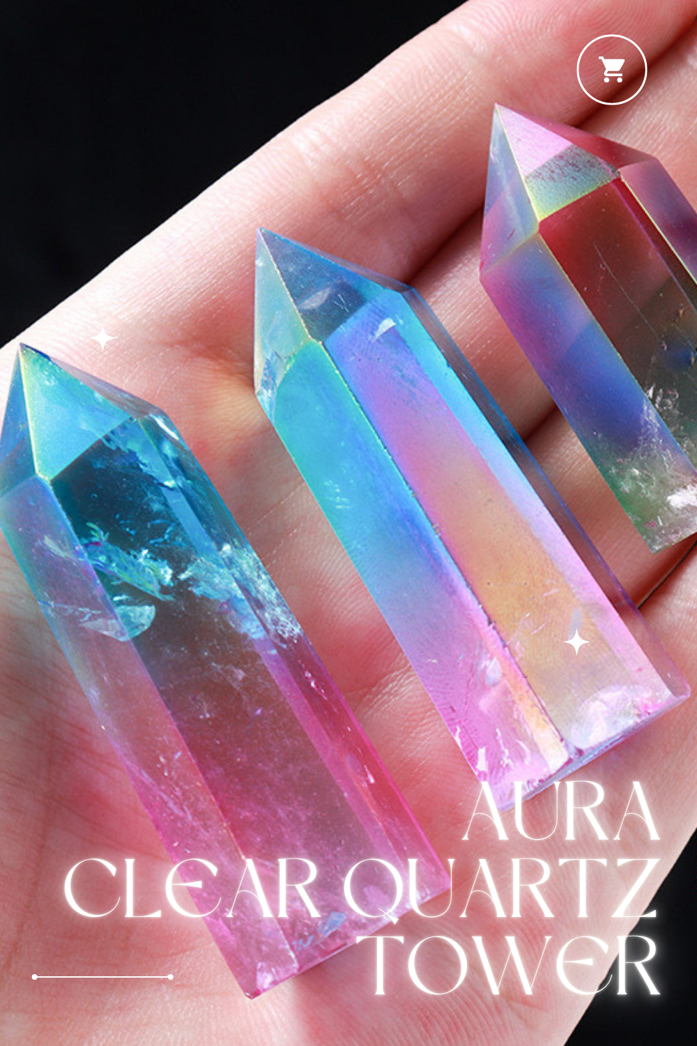 Aura Clear Quartz Tower