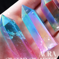 Aura Clear Quartz Tower