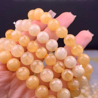 Orange Calcite Bead Bracelet