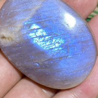 Moonstone Palm Stone Crystal Gemstone Mineral Wicca Spiritual Reiki Home Decor