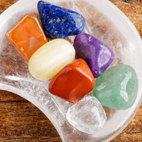 Natural Seven Chakras Health Energy Crystal Set Crystal Bowl For Yoga