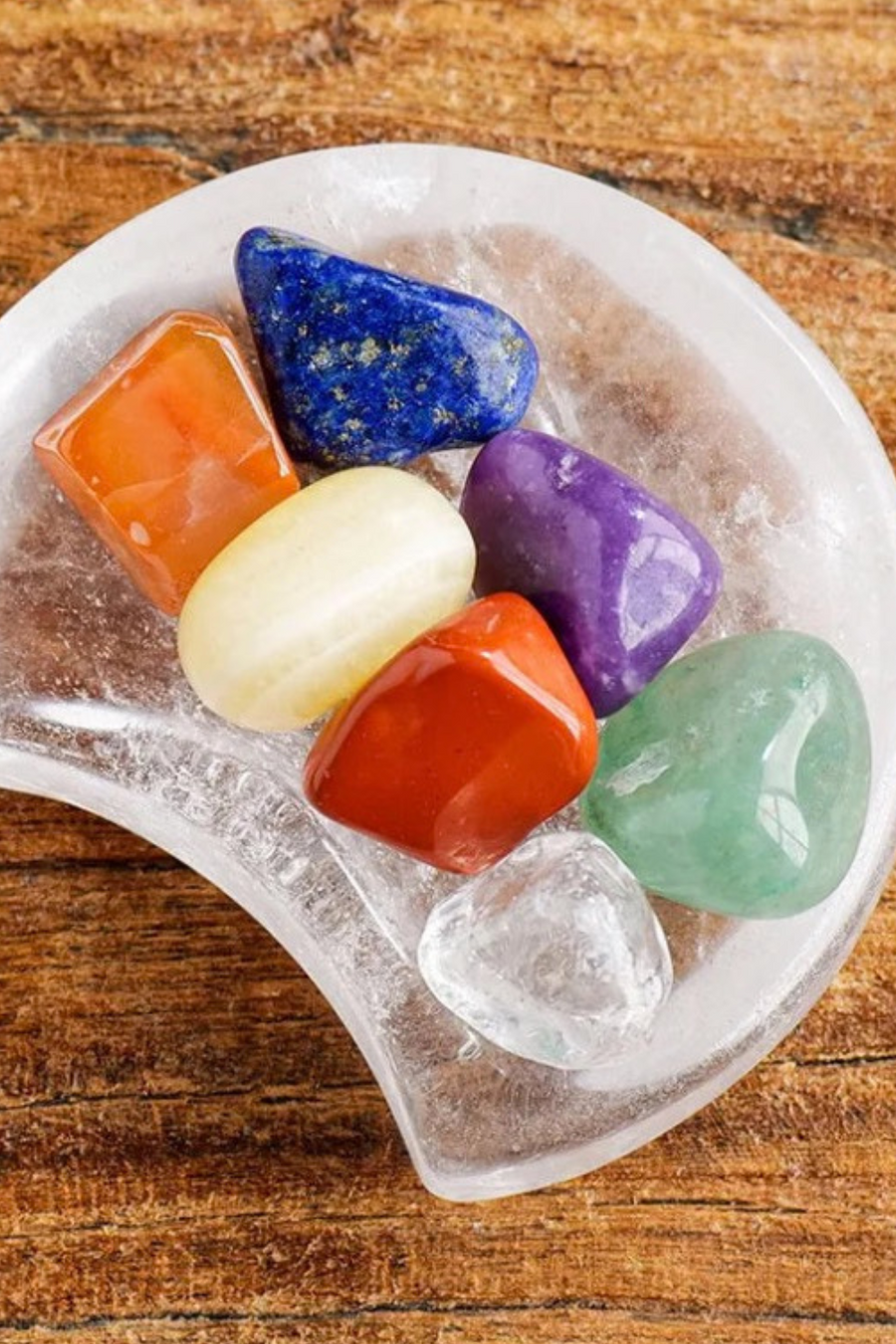 Natural Seven Chakras Health Energy Crystal Set Crystal Bowl For Yoga