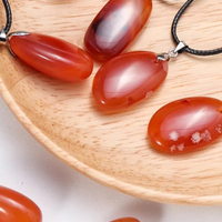 Natural Crystal Carnelian Pendant