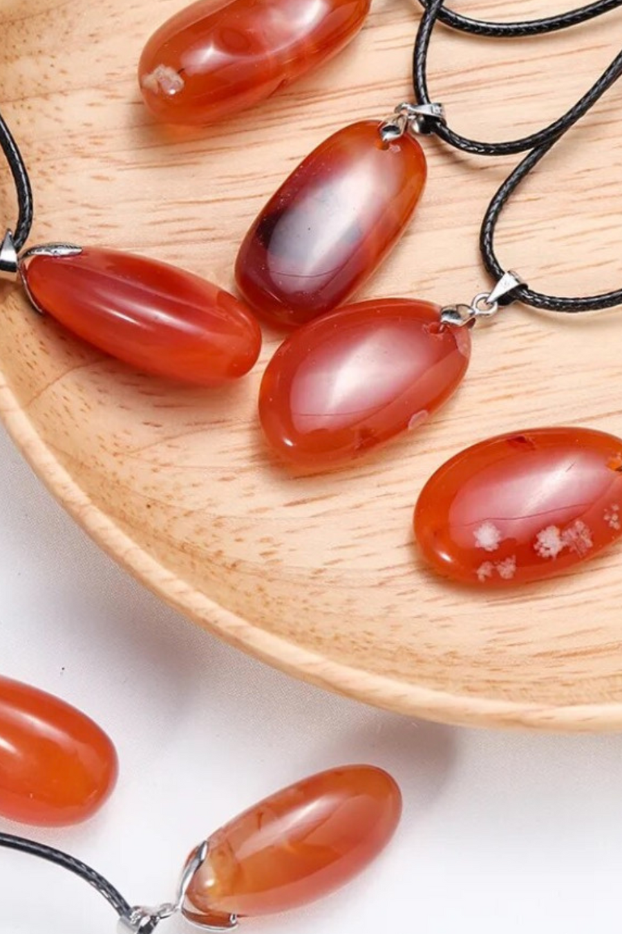 Natural Crystal Carnelian Pendant