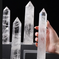 Natural Large Clear Quartz Tower