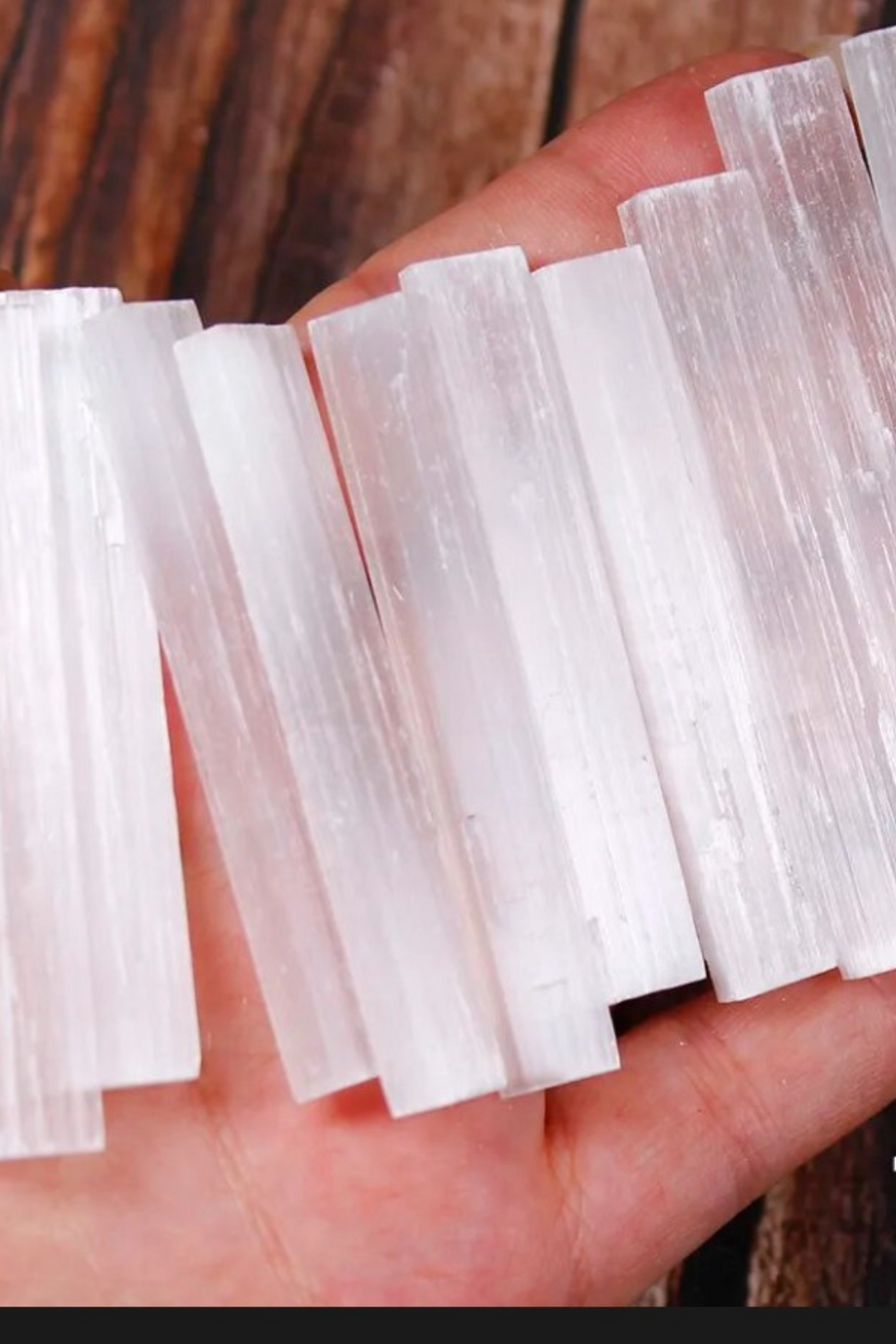 10pcs Natural Selenite Stick