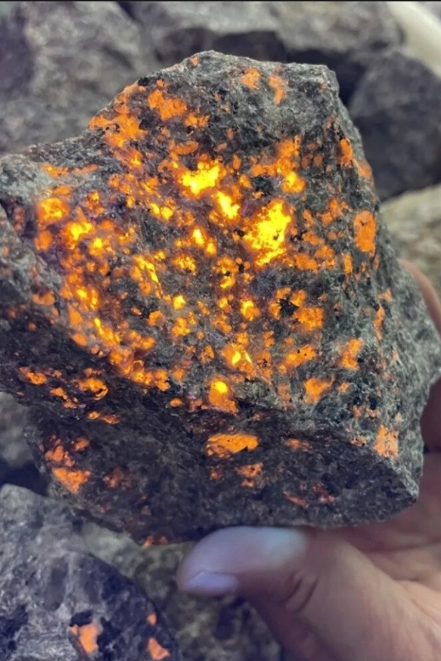 Natural American Yooperlite Flame Stone