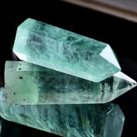 Natural Green Fluorite Tower