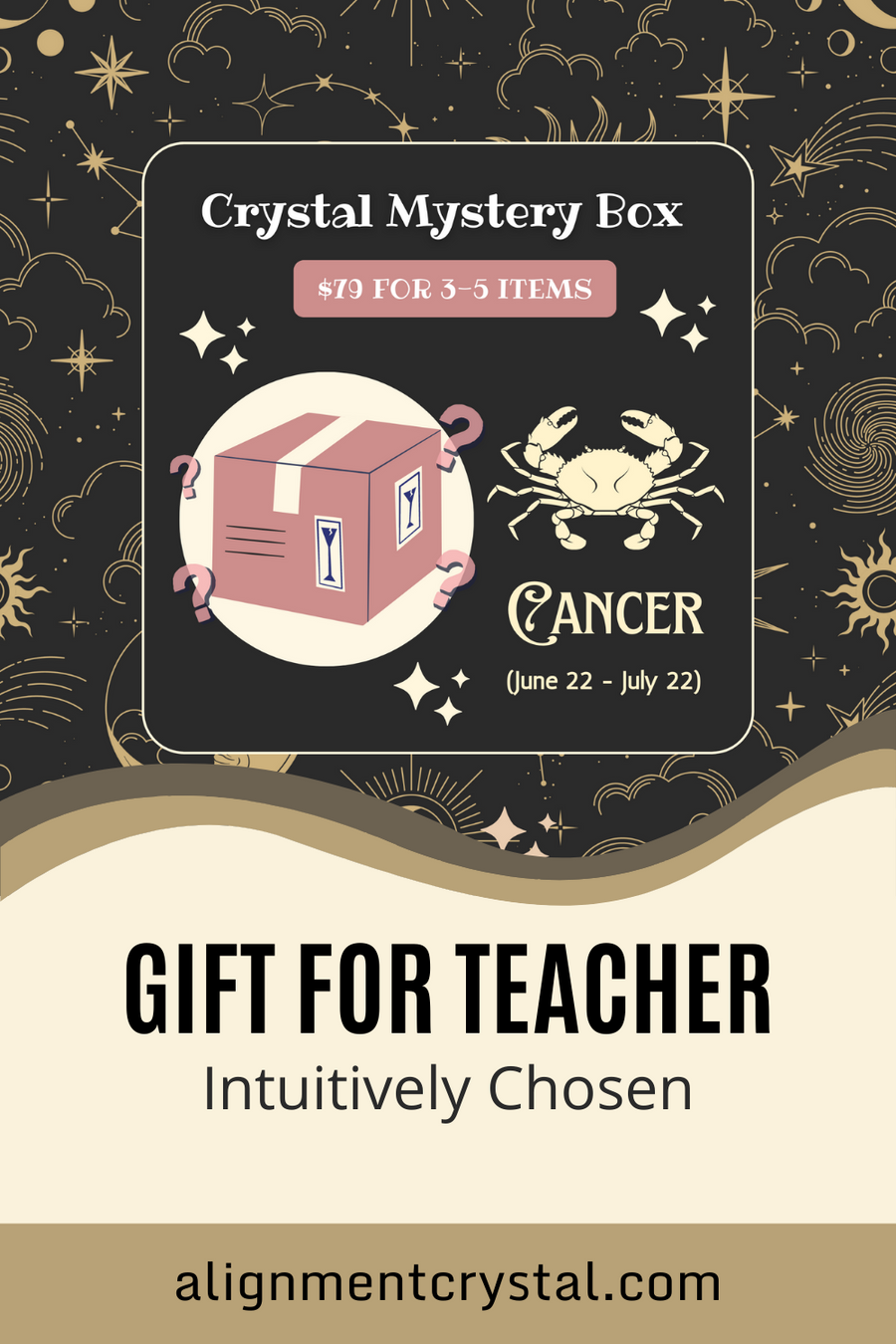 Cancer Gift Crystal Mystery Box