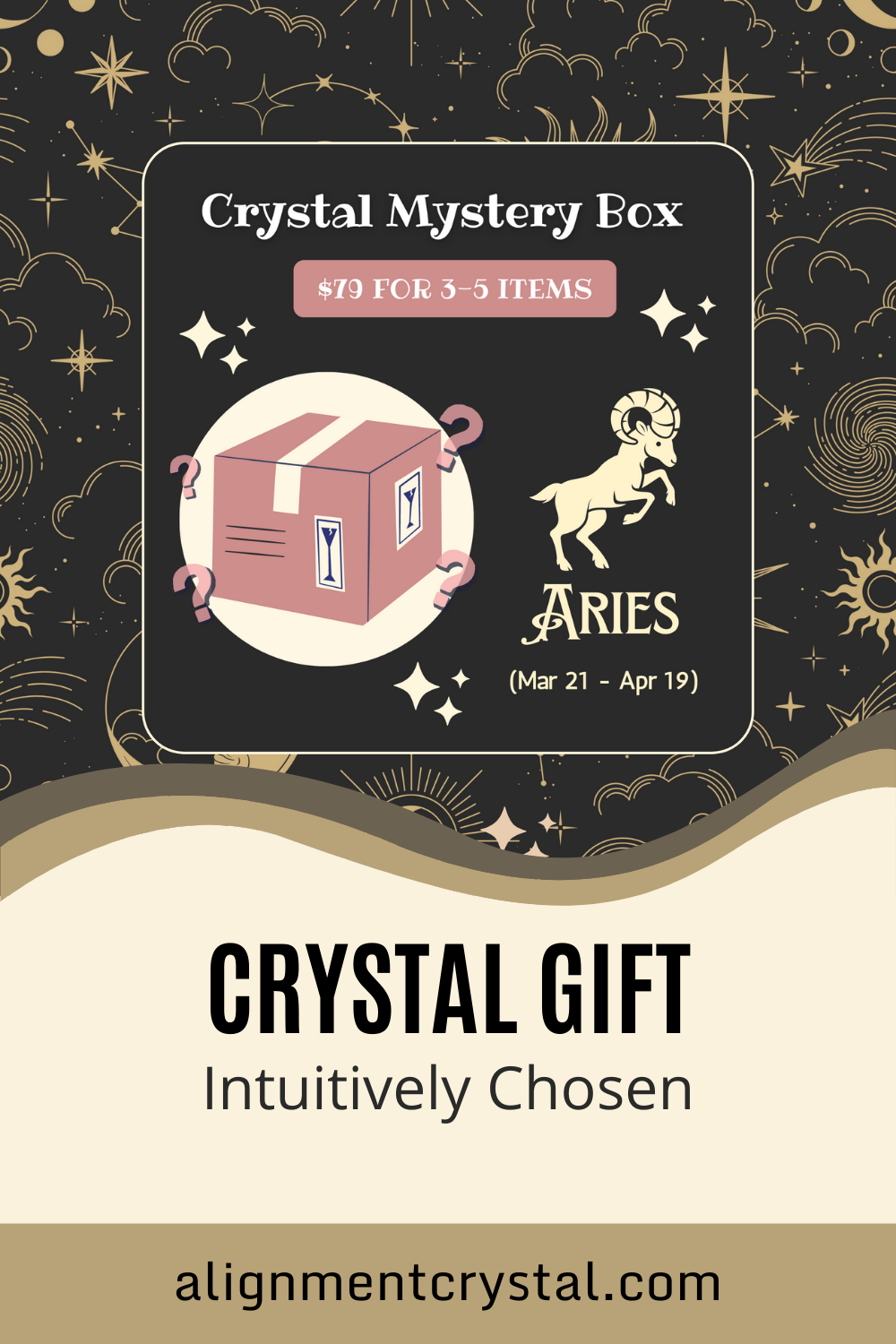 Aries Gift Crystal Mystery Box