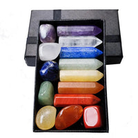 14PCS/Set Natural Gemstone Chakra Healing