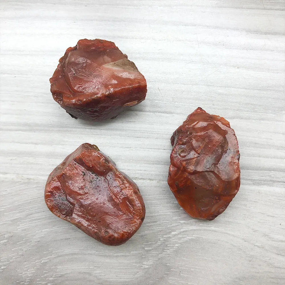 Natural Rough Raw Carnelian Stone