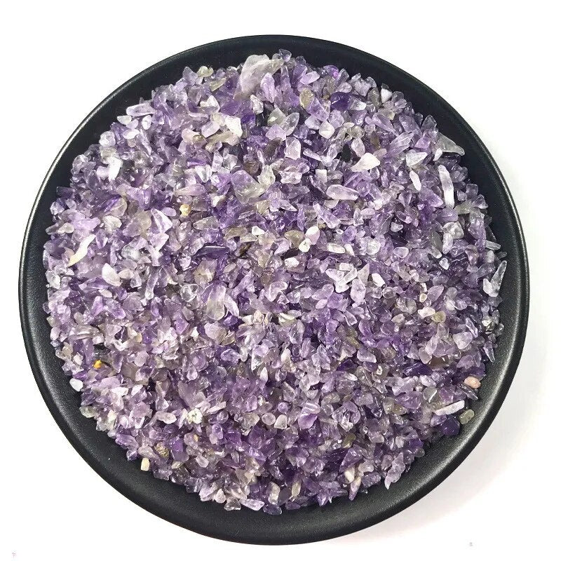 100g 2-5mm Natural Amethyst Chip