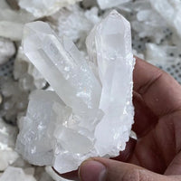 Natural Raw Clear Quartz Cluster