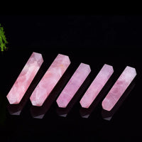 Big Natural Rose Quartz Tower