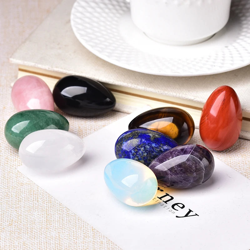 Natural Crystal Egg Carving