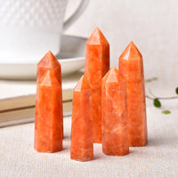 1pc Natural Sunstone Tower