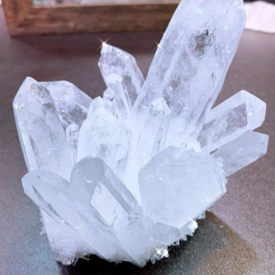 Natural Raw Clear Quartz Cluster