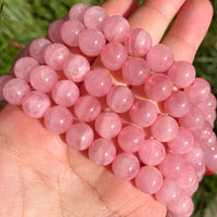 Natural AAA Madagascar Rose Quartz Loose Stone Bead