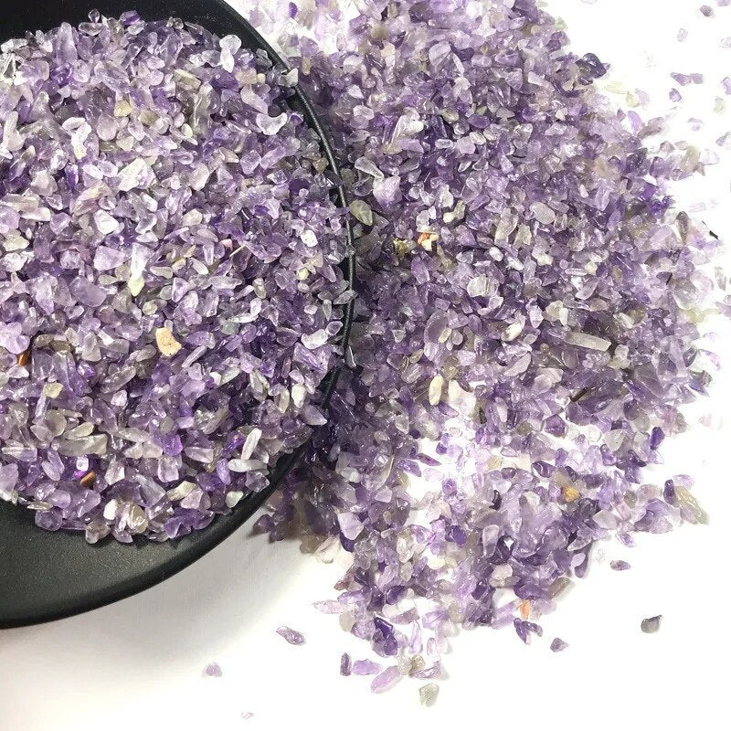 100g 2-5mm Natural Amethyst Chip