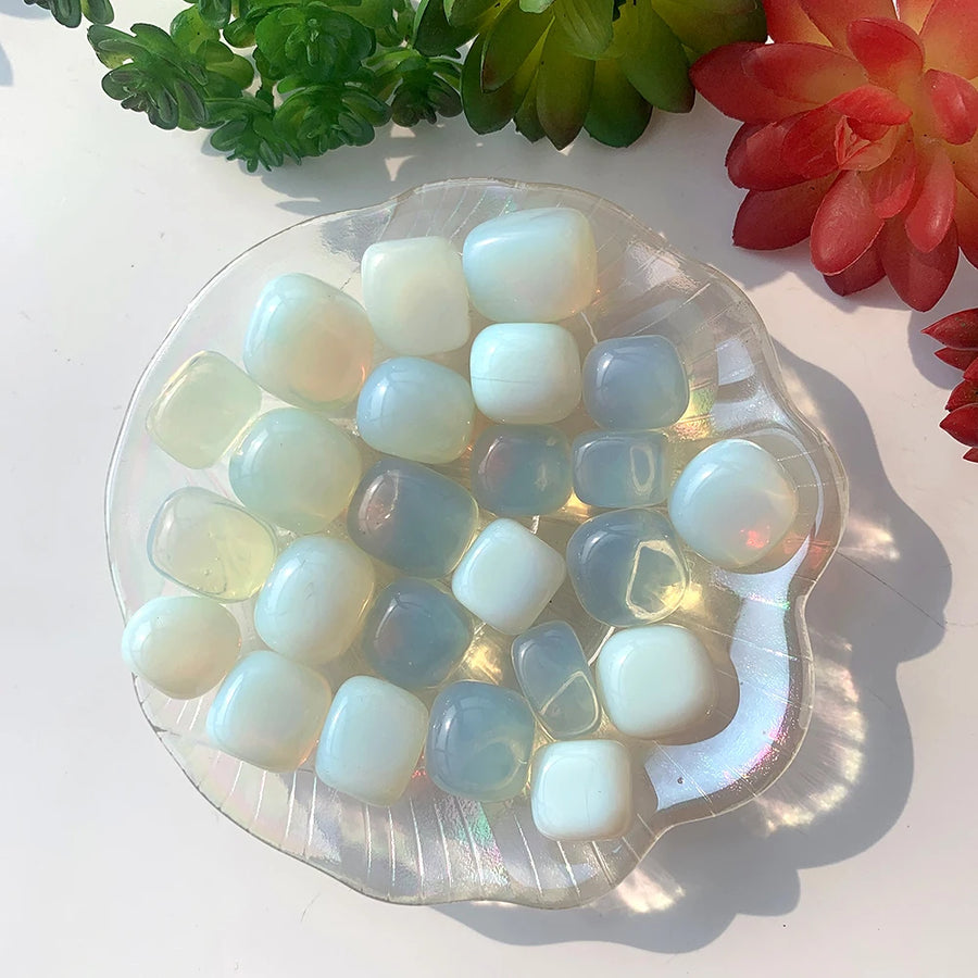 White Opal Cube