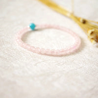 Natural Rose Quartz Amazonite Bracelet