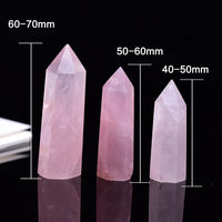 Natural Rose Quartz Tower