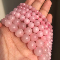 Madagascar Rose Quartz Bead 4/6/8/10mm