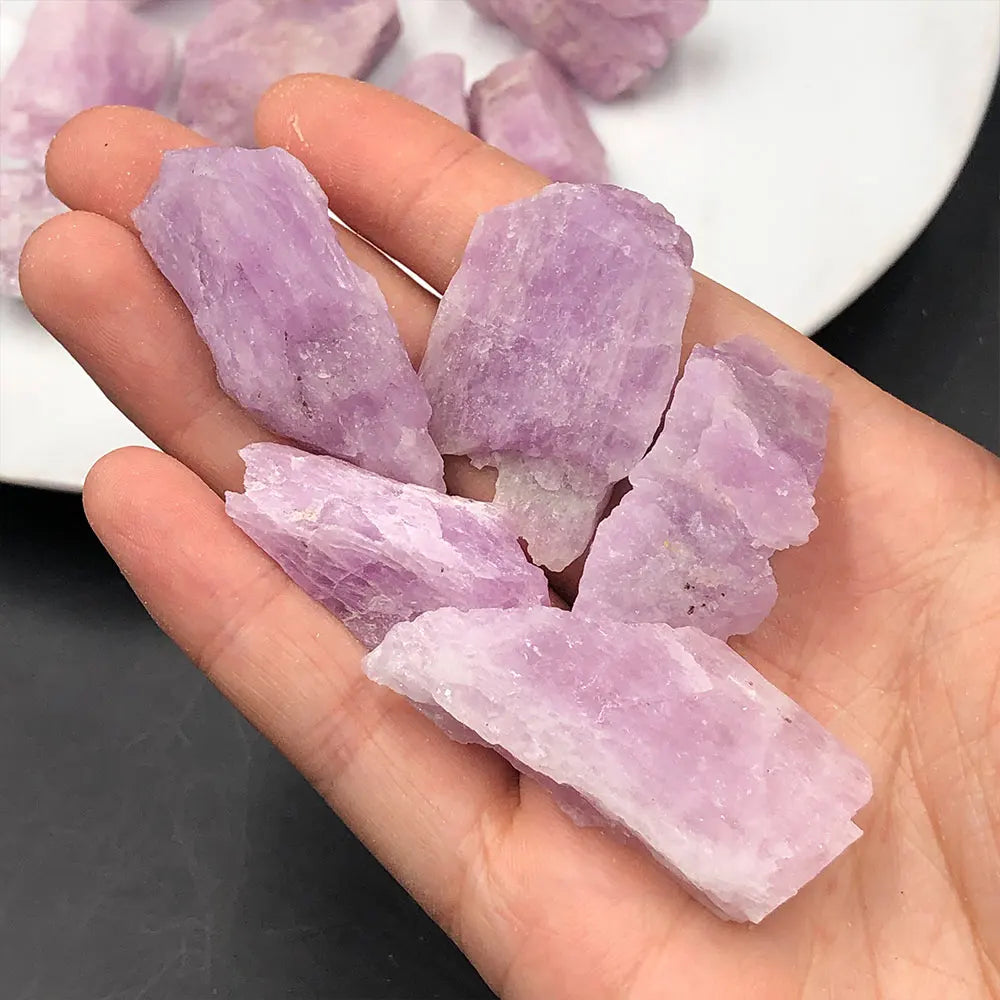 Natural Raw Kunzite Stone