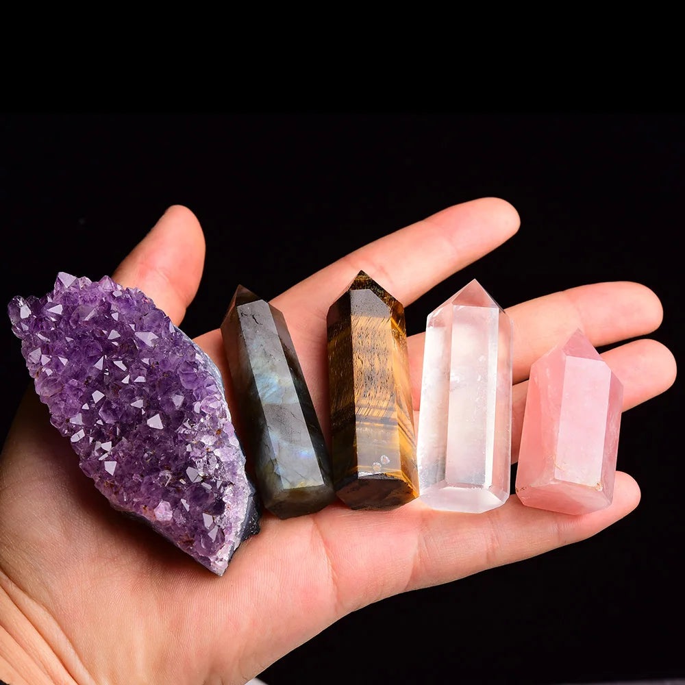 Natural Crystal Healing Box