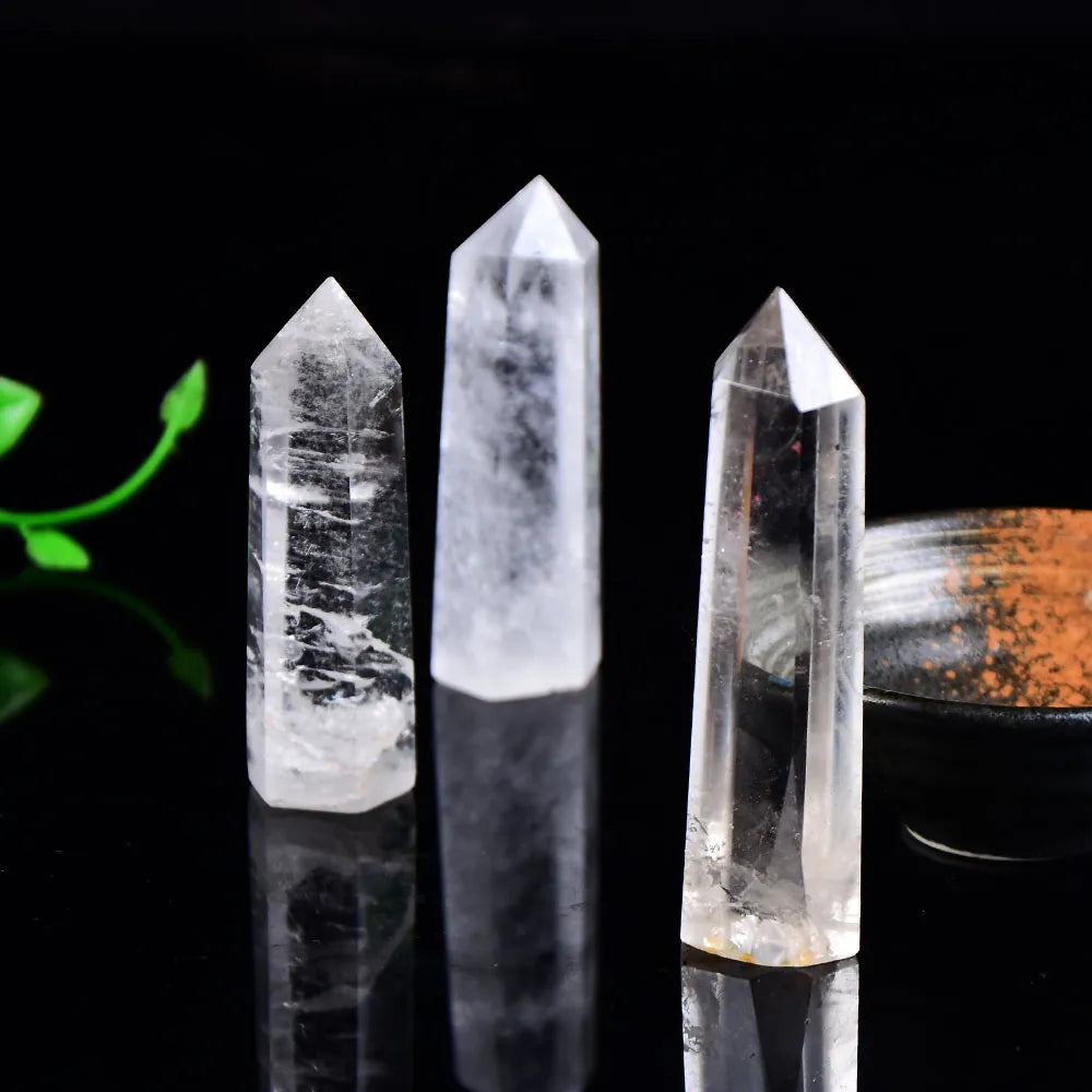 Natural Clear Quartz Tower